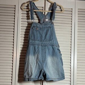 Denim Short Overalls